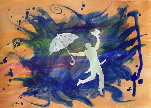 Francesco CANNONE - Pintura - BALLANDO NELLA TEMPESTA 