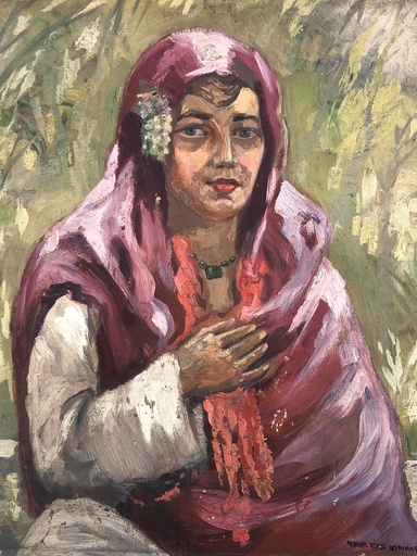 Nandor VAGH-WEINMANN - Gemälde - Portrait orientaliste 