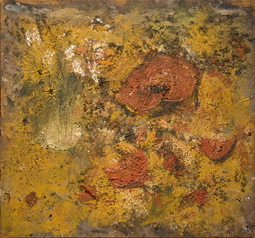 Miquel BARCELO - Painting - Potiron avec Bouquet de Fleurs nº 1”
