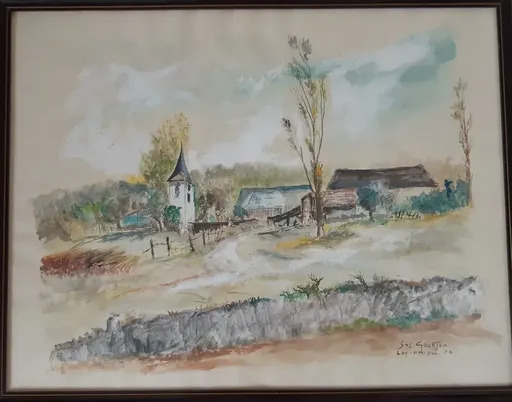 Stéphane H.C. GOURJON - Drawing-Watercolor - Lay-Amidou P.A.