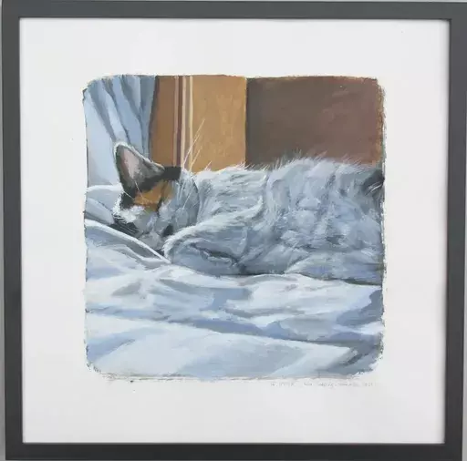 Helen UTER - Peinture - Lola sleeping