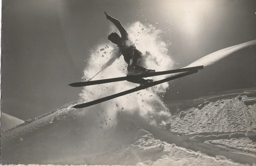 Emanuel GYGER - Photography - Ein Quersprung - Wintersport, Ski (1920s)