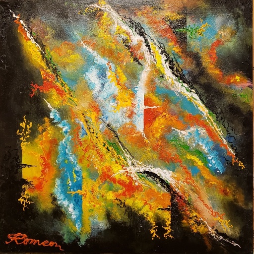 Romeo DOBROTA - Painting - New Galaxy