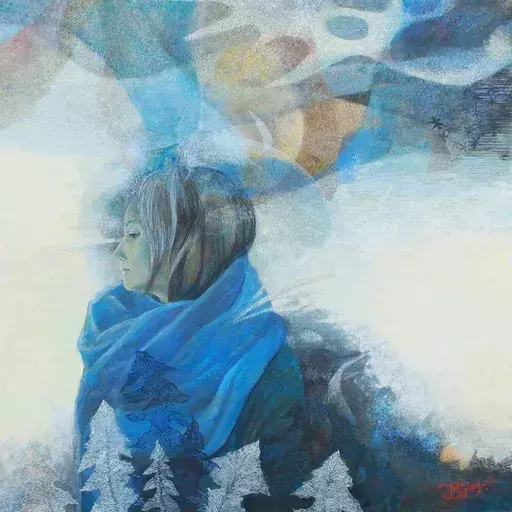 Miyuki TAKANASHI - Painting - Floating Memory 