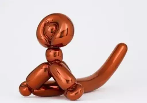 杰夫·昆斯 - 陶瓷  - Balloon Monkey (Orange)