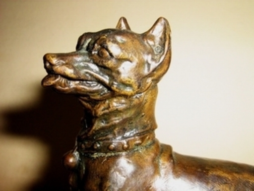 Pierre-Jules MÈNE - Skulptur Volumen - Terrier àla balle
