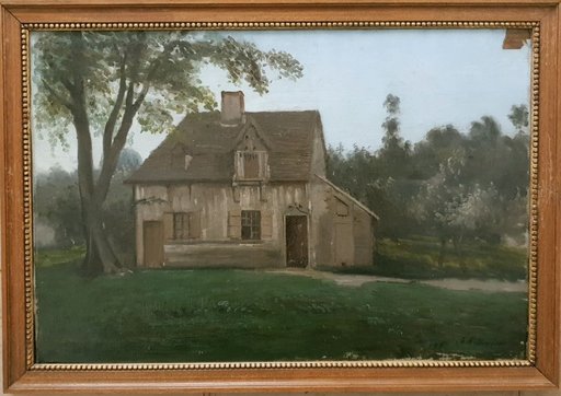 Michel WILLENIGH - Painting - Une maison normande