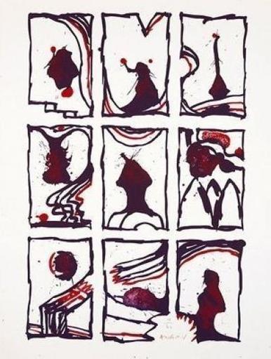 Pierre ALECHINSKY - Print-Multiple - Composition