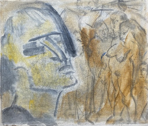 Adolf Richard HÖLZEL - Gemälde - The Destruction of Sodom & The Economic Depression