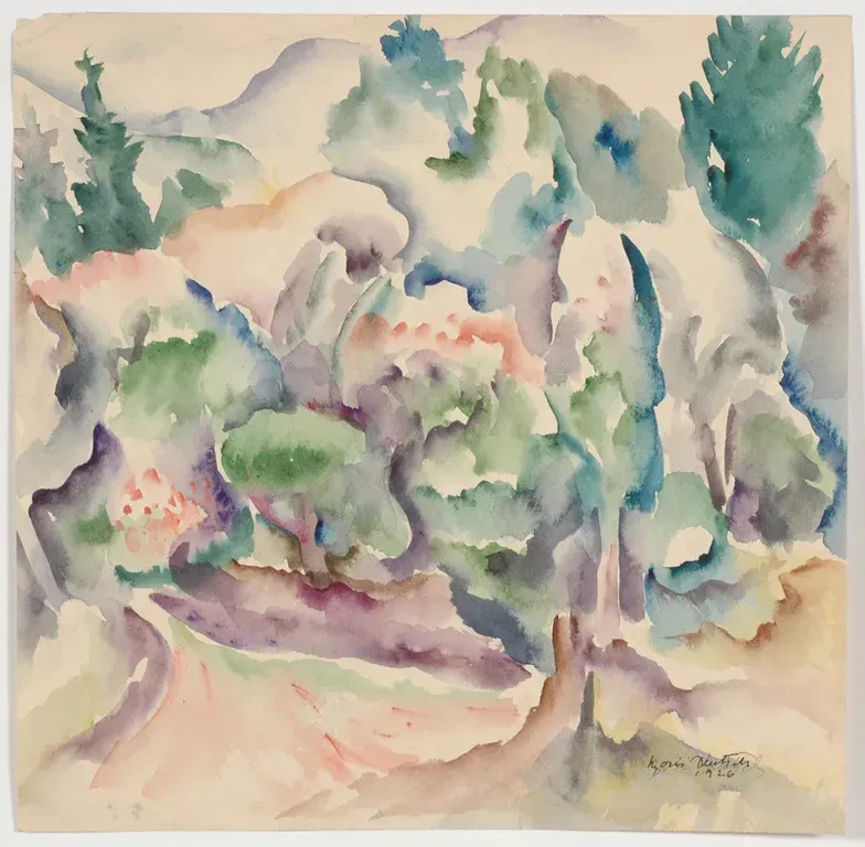 Boris-DEUTSCH--Landscape-a-la-