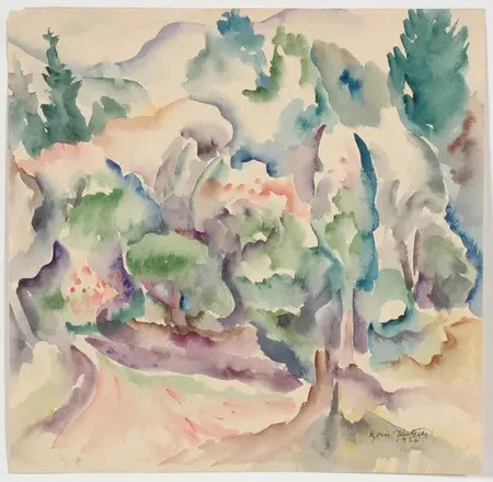 Landscape à la Cezanne