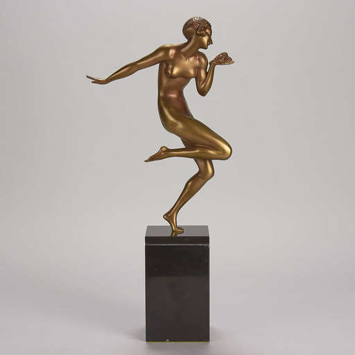 Joachim George GAUTHIER - Skulptur Volumen - Art Deco Sculpture entitled "Printemps"