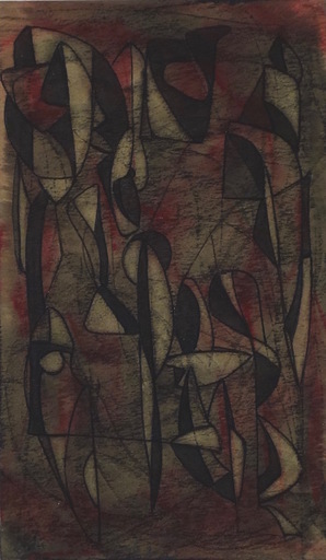 Zahara SCHATZ - Painting - Untitled Abstract
