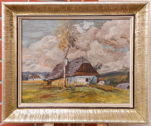 Ota BUBENICEK - Gemälde - Chalets in the country 