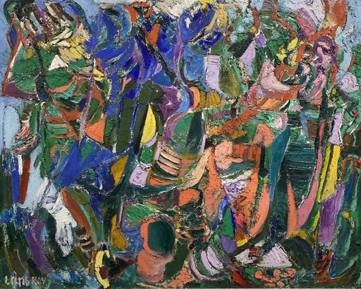 André LANSKOY - Gemälde - Composition 