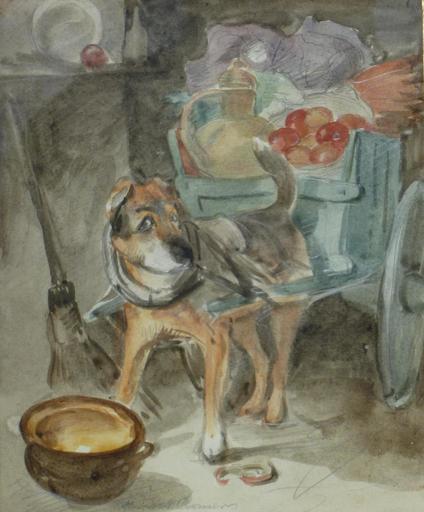 Henriette RONNER - Drawing-Watercolor