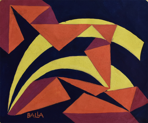 Giacomo BALLA - Pintura - Forms Sound | Forme rumore