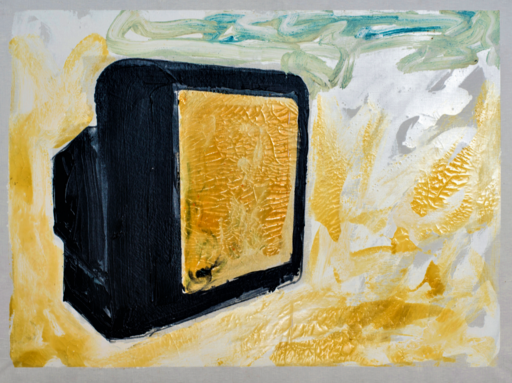Mario SCHIFANO - Painting - TV