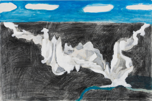 Yutaka SONE - Gemälde - White Cave