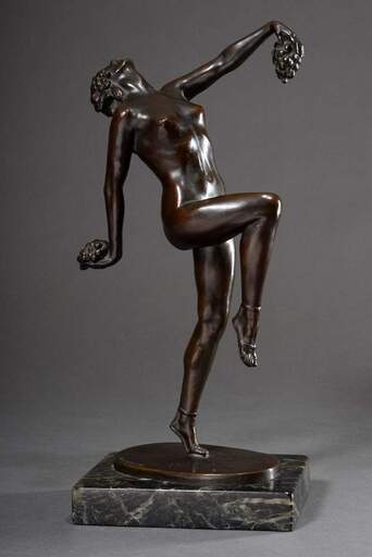 Renée VON VRANYCZANY - Sculpture-Volume - Bacchanal Tanz der Tänzerin Anna Pavlova