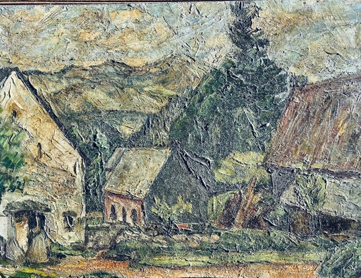 Émile AUBRY - Gemälde - Paysage