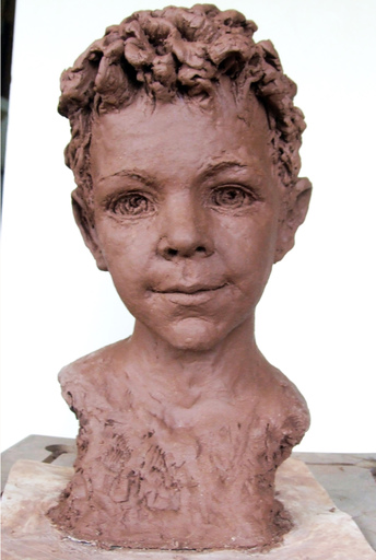 Nacéra KAINOU - 雕塑 - Le petit Raphael