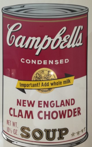 安迪·沃霍尔 - 版画 - new england clam chowder