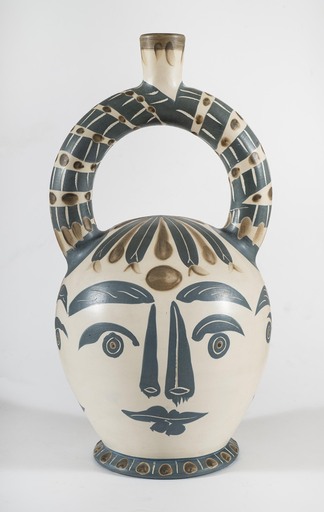 Pablo PICASSO - Ceramic - Vase aztèque aux quatre visages (A.R.402)