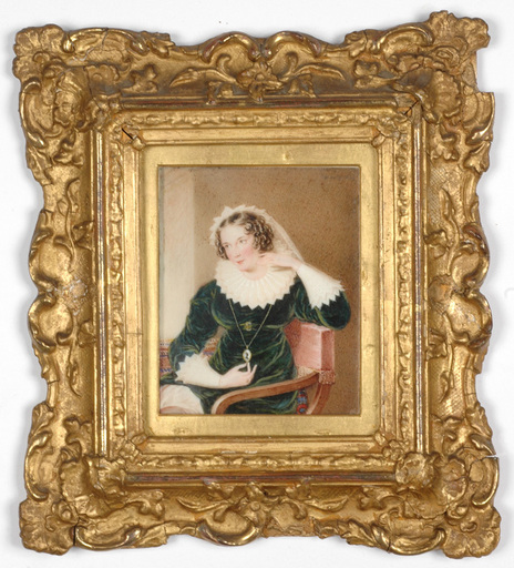 William DERBY - Miniature - William Derby (1786-1847) "Portrait of a lady"