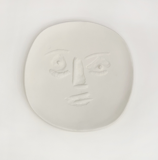 Pablo PICASSO - Ceramic - Big-eyed face - Visage aux grand yeux