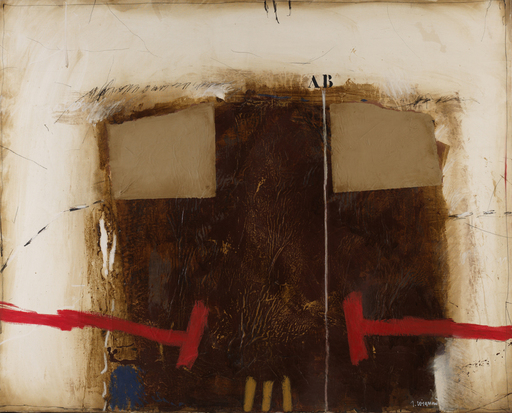 James COIGNARD - Gemälde - Masse et blocage, 1989