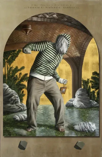 Jesus HERRERA MARTÍNEZ - Painting - De poetas y traidores. Letanía I