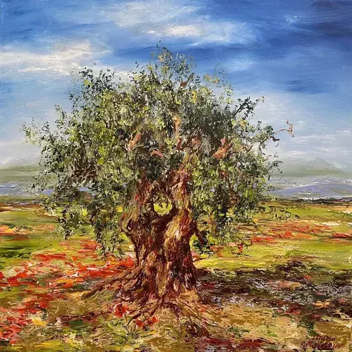 Diana MALIVANI - Pittura - Olive Tree