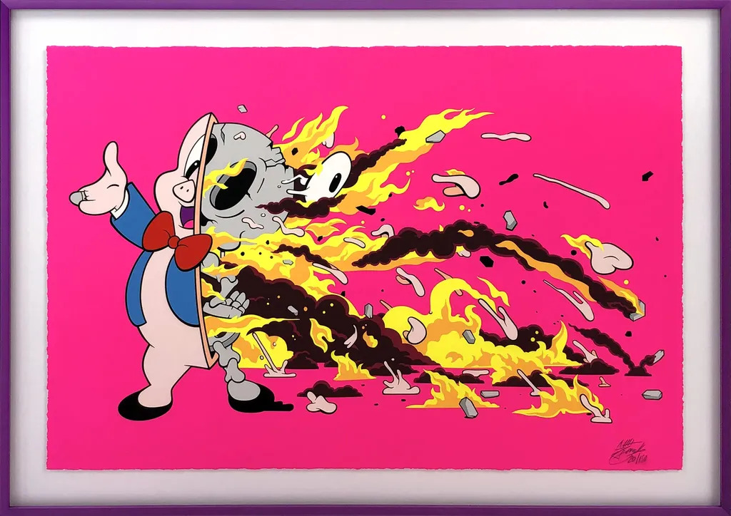 Matt Gondek 版画 DECONSTRUCTED MICKEY（Matt Gondek's