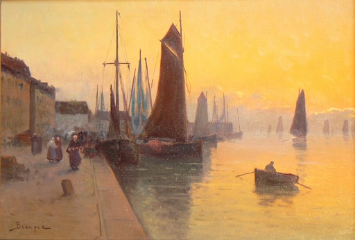 Bastien BEAUPRE - Painting - Port