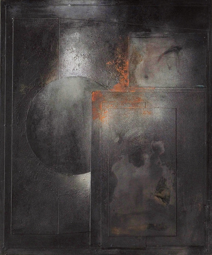 Claudio GIACONE - Painting - Luna e metallo
