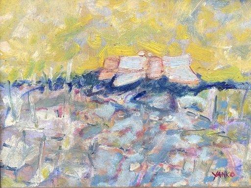 Paul YANKO - Pittura - Paysage abstrait 