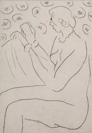 亨利·马蒂斯 - 版画 - Figure Reading | Figure lisant