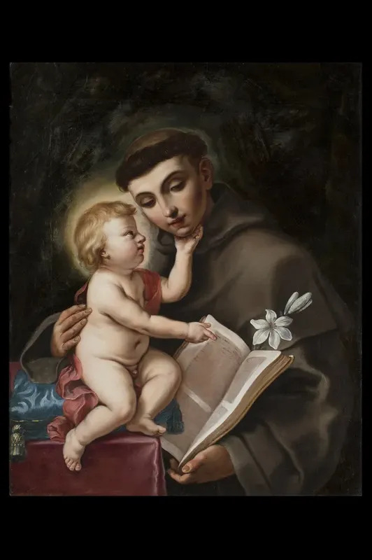 St Anthony Of Padua By Giovanni Andrea Elisabetta Sirani