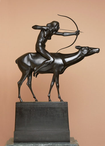 Georg WRBA - Sculpture-Volume - Diana auf der Hirschkuh
