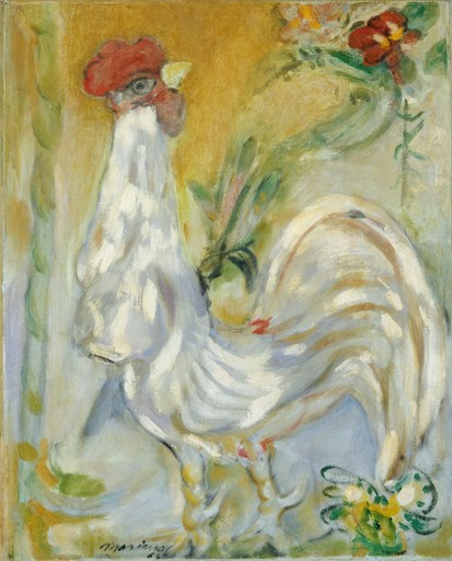 Mariano RODRIGUEZ - Pittura - Gallo (Rooster)