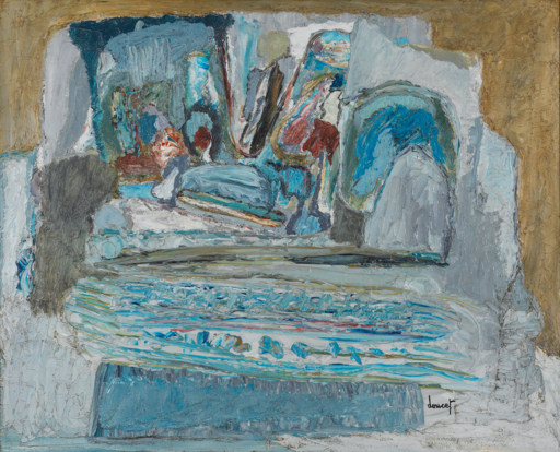 Jacques DOUCET - Painting - Composition