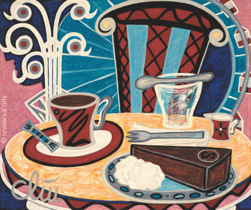 Jacqueline DITT - Painting - Coffee Old Vienna