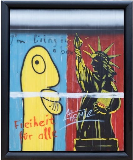 Peter KLASEN - Peinture - Mur de Berlin