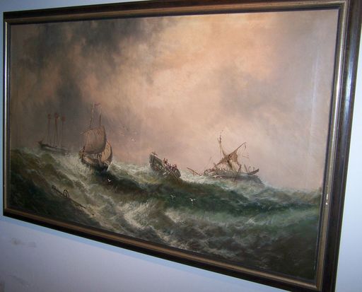 Abraham I HULK - Pintura - Marine High See ship in problem