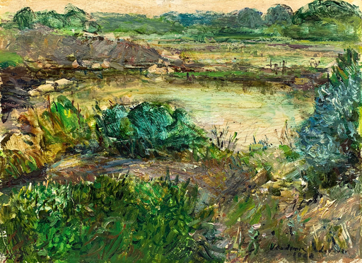 Vladimir LEBEDEV - Painting - Block Island, RI