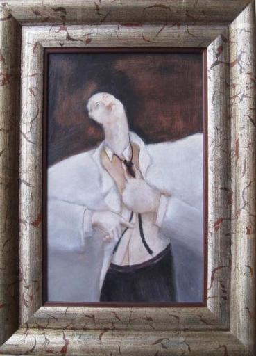 Jean-Pierre CEYTAIRE - 绘画 - « L’homme à la cravate »