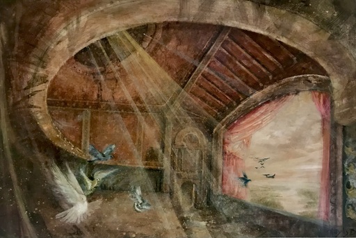 Maylis BOURDET - Painting - A tire d’ailes