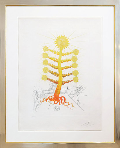 Salvador DALI - Print-Multiple - Soleil - Sonnenblume (Helianthos solider) 