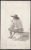 Jacob VAN STRIJ - Drawing-Watercolor - A sitting man